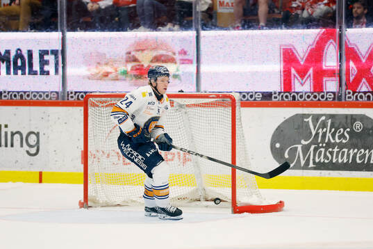 Växjös Hampus Eriksson jublar