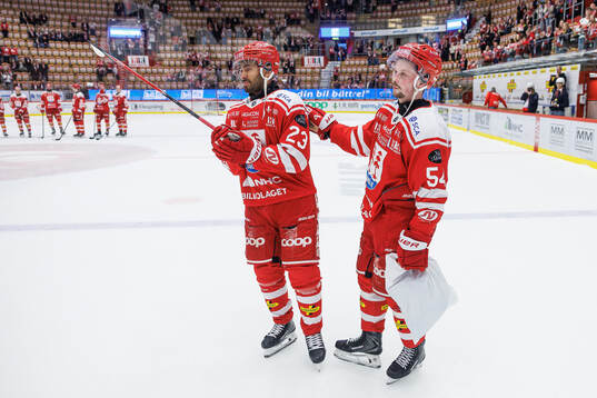 Timrås Jeremy Boyce-Rotevall och Jonathan Dahlén