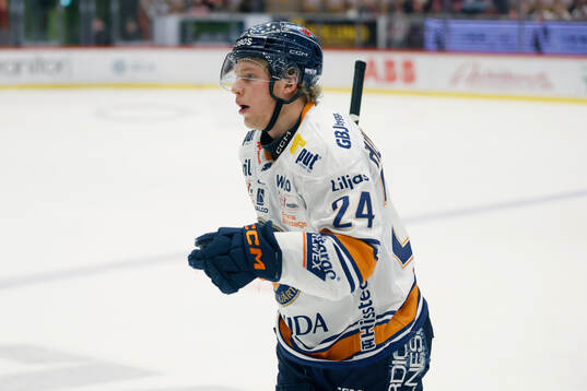 Växjös Hampus Eriksson jublar