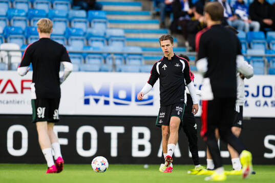 Håkon Volden of Rosenborg warms up