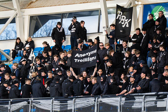 Spectators in the stands