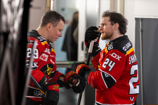 Luleås Brendan Shinnimin och Erik Gustafsson