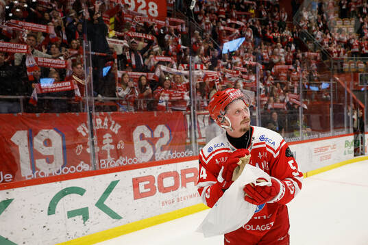 Timrås Jonathan Dahlén deppar ishockeymatchen i SHL