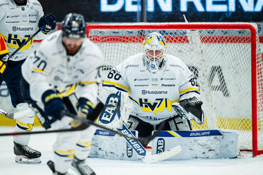 HV71s målvakt Felix Sandström