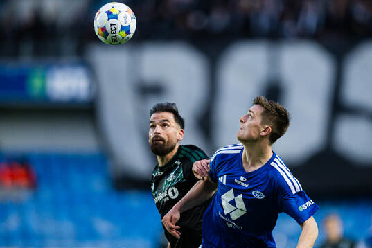 Dino Islamovic of Rosenborg and Sivert Sira Hansen of Molde
