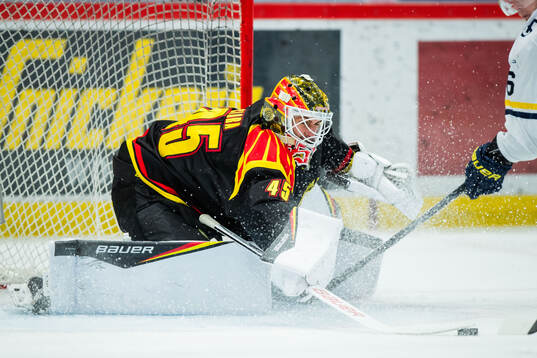 Brynäs målvakt Damian Clara
