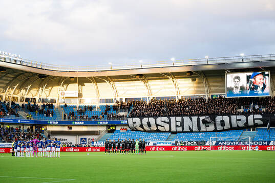 Spectators in the stands