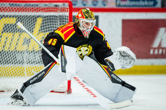 Brynäs målvakt Damian Clara