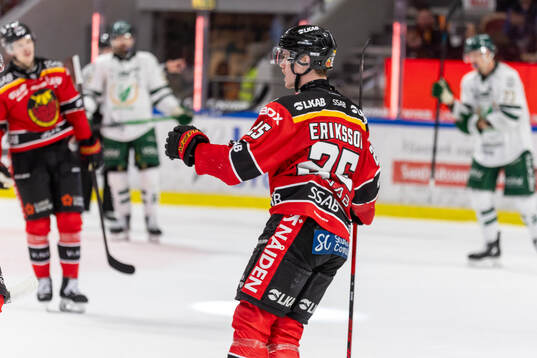 Luleås Filip Eriksson jublar