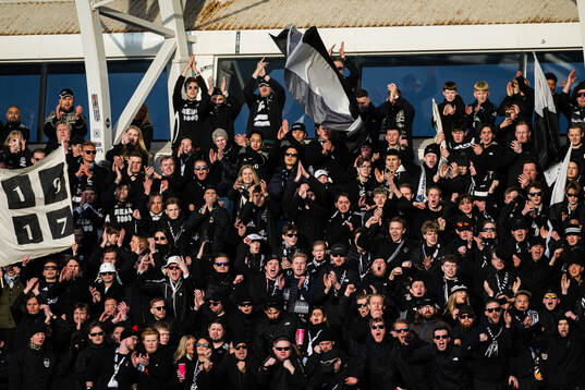 Spectators in the stands