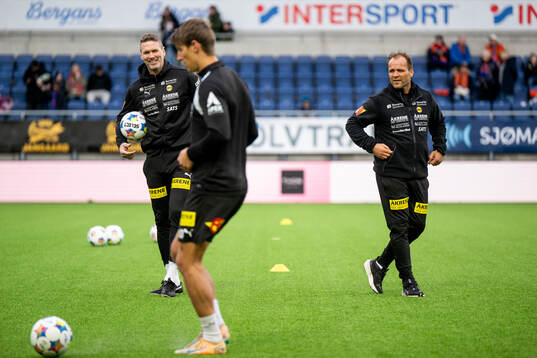 Frode Kippe, player developer, Thomas Lehne Olsen and coach
