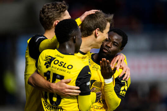 Salieu Drammeh, Thomas Lehne Olsen and Eric Kitolano of