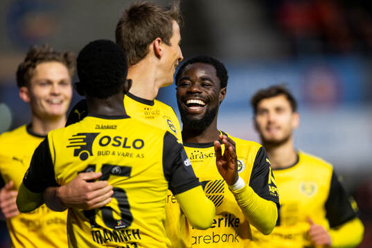 Salieu Drammeh, Thomas Lehne Olsen and Eric Kitolano of