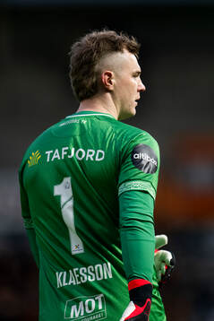 Goalkeeper Kristoffer Klaesson of Aalesund