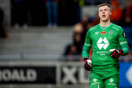 Goalkeeper Kristoffer Klaesson of Aalesund