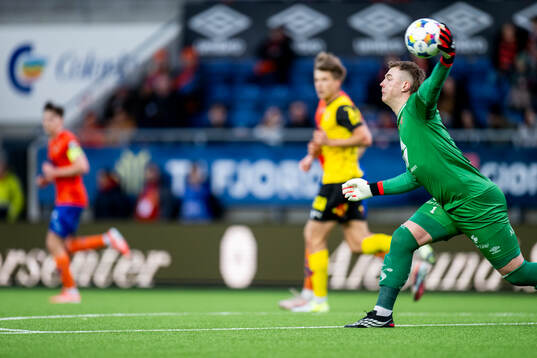 Goalkeeper Kristoffer Klaesson of Aalesund