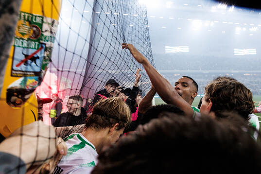 Hammarbys Paulos Abraham jublar