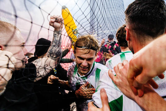 Hammarbys Markus Karlsson jublar