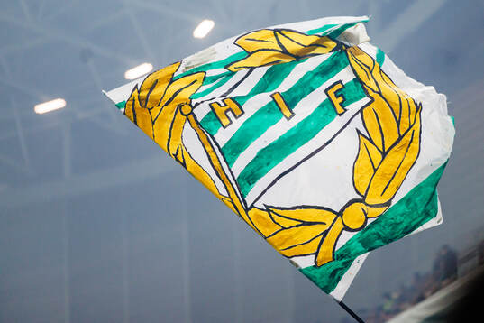En Hammarby-flagg