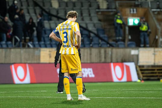 IFK Göteborgs August Erlingmark deppar