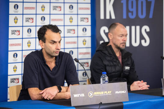 Sirius tränare Andreas Engelmark