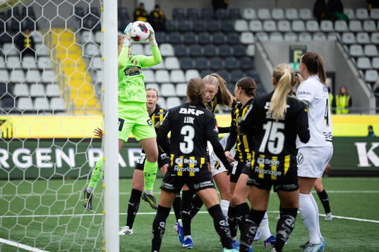 Häckens målvakt Fanney Birkisdottir