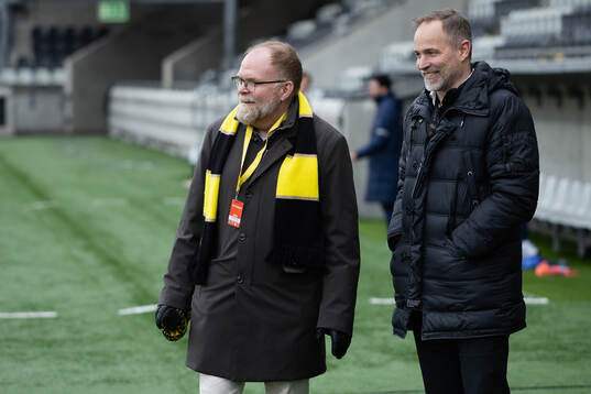 Häckens ordförande Anders Billström och sportchef