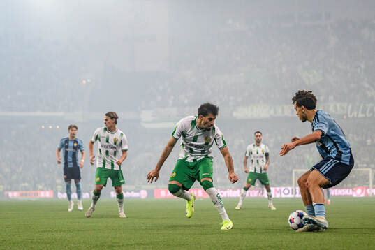 Hammarbys Montader Madjed och Djurgårdens Mikael Anderson