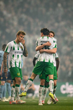 Hammarbys Victor Eriksson, Noah Persson och Frederik