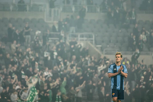 Djurgårdens Hampus Finndell deppar
