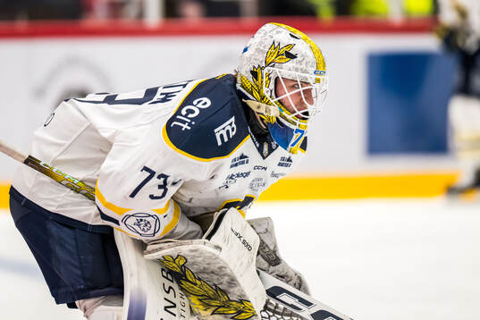 Södertäljes målvakt Love Härenstam