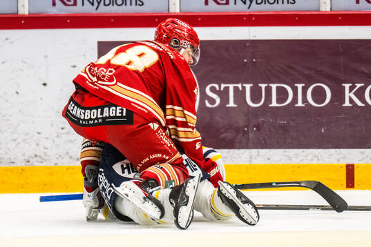 Kalmars Eric Norin och Södertäljes Sebastian Dyk
