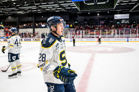 Södertäljes Adam Hesselvall jublar