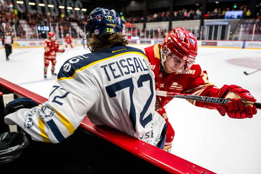 Södertäljes Leevi Teissala och Kalmars Gustaf Westlund