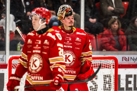 Kalmars målvakt Jacob Crespin deppar