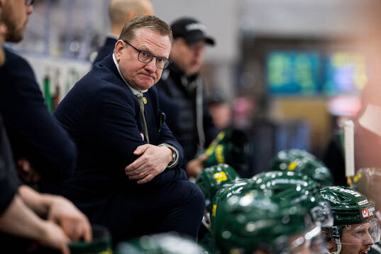 Björklövens huvudtränare Magnus Bogren