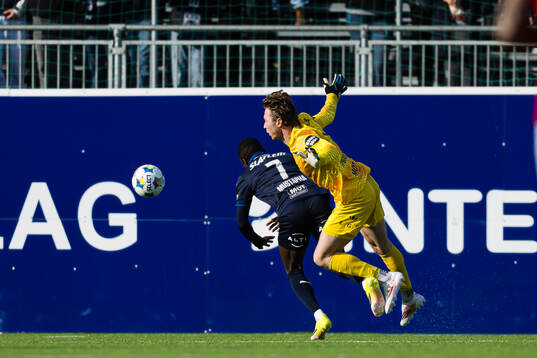 Mustapha Isah Ubandoma of Kristiansund and goalkeeper