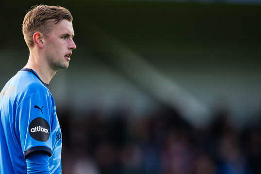 Goalkeeper Adrian Sæther of Kristiansund