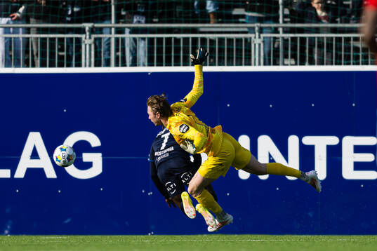 Mustapha Isah Ubandoma of Kristiansund and goalkeeper