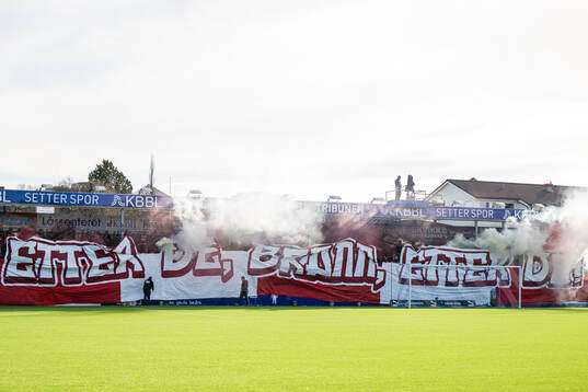 Spectators in the stands