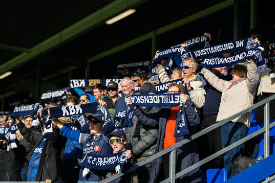 Spectators in the stands