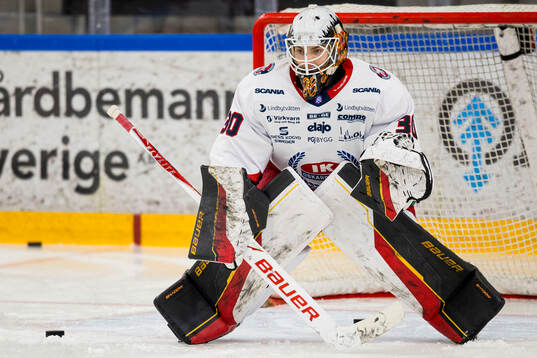 Oskarshamns målvakt Simon Folkesson