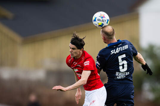 Ulrik Mathisen of Brann and Dan Peter Stensøe Ulvestad of