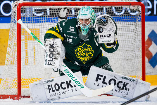 Björklövens målvakt Frans Tuohimaa