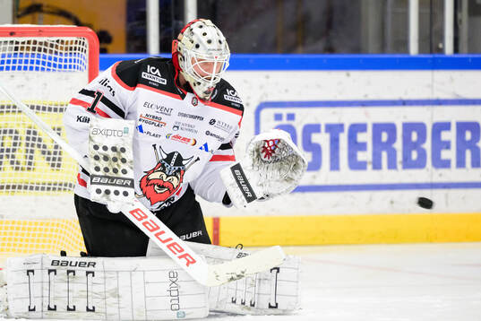 Nybro Vikings målvakt Tex Williamsson