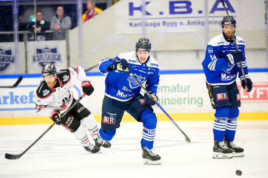 Nybro Vikings Joachim Rohdin och Karlskogas Jonatan Lundgren