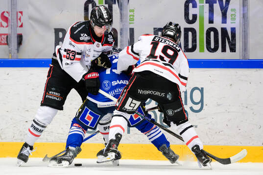 Nybro Vikings Jesper Mångs och Elias Stenman