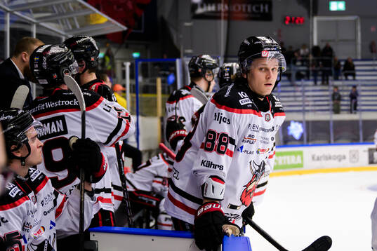 Nybro Vikings Tim Lindfors deppar