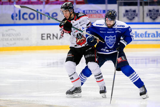 Nybro Vikings Juho Liuksiala och Karlskogas Rikard Olsén