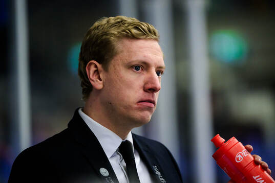Nybro Vikings huvudtränare Hampus Sylvegård